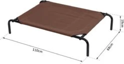 PawHut Hondenstretcher XL 110x68x19 Cm. Bruin / Grijs -Honden Benodigdheden Verkoop 1200x619