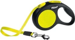Flexi New Neon Tape - Hondenriem - Geel/Zwart - L - 5 M - (<50 Kg) -Honden Benodigdheden Verkoop 1200x638