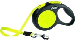 Flexi New Classic - Hondenriem Incl. Neon Band - Geel - S - 5 M - (<12 Kg) -Honden Benodigdheden Verkoop 1200x651