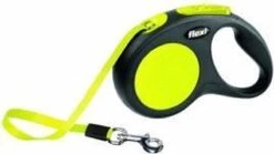 Flexi New Neon Tape - Hondenriem - Geel/Zwart - M - 5 M - (<25 Kg) -Honden Benodigdheden Verkoop 1200x676 6