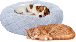 Maxxpro Hondenmand/ Kattenmand - Kussen - Wasbaar - Ø46cm - Grijs