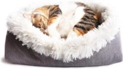Reayou Kattenmand - Kattenkussen - Kattenbed Hondenkussen - Hondenmand - Grijs- 51 X 61 Cm -Honden Benodigdheden Verkoop 1200x682 3