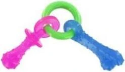 Nylabone Puppy Teething Pacifier Flexible - Hondenspeelgoed - Bacon 215x100x38 Mm 108 G Roze Blauw Groen Tot 11kg Small -Honden Benodigdheden Verkoop 1200x693 5