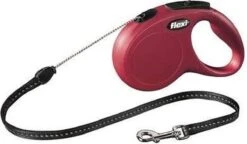 Flexi New Classic Koord - Hondenriem - Rood - S - 8 M - (<12 Kg) -Honden Benodigdheden Verkoop 1200x699