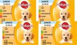 Pedigree Pouch Junior Multipack - Hondenvoer - 4 X 12x100 G -Honden Benodigdheden Verkoop 1200x701