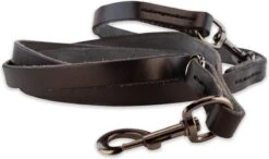 Multifunctionele Hondenriem - 220cm - Volledig Zwart - Leren Hondenriem - 100% Volnerfleer - Hondenriem Leer -Honden Benodigdheden Verkoop 1200x707