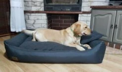 Merkloos Hondenmand Antraciet 120x90 Cm - Wasbaar Hondenkussen - Waterdicht Hondenbed -Honden Benodigdheden Verkoop 1200x716 1