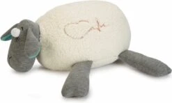 Beeztees Puppy Heartbeat - Hondenknuffel - Wit/Grijs - 35x20x14 Cm -Honden Benodigdheden Verkoop 1200x719 2