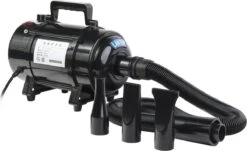 Hondenföhn/Waterblazer - Verstelbare Vermogen Standen (500W Tot 2400W) En Verstelbare Temperatuur - Zwart -Honden Benodigdheden Verkoop 1200x733