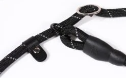 Nixnix - Honden Riem - 1,7cm - Zwart - 1,2cm Dik - Sliplijn - Nylon - Hondenriem - Verstelbaar - Jachtlijn Met Stop - Leiband -Honden Benodigdheden Verkoop 1200x737 6