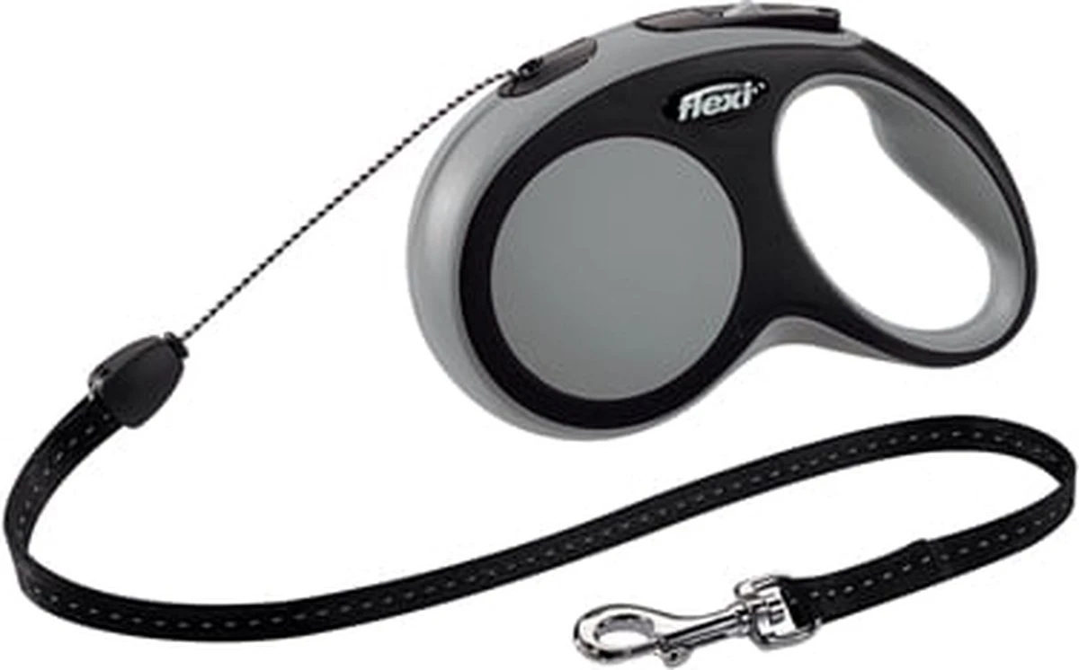 Flexi New Comfort - Hondenriem - Koord - Grijs - M - 8M 14 Flexi New Comfort - Hondenriem - Koord - Grijs - M - 8M - Afbeelding 12