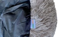 Zootic Fluffy Hondenkussen Hondenmand Hondenbed - Grijs 100 X 90 Cm -Honden Benodigdheden Verkoop 1200x749 3