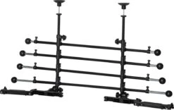 Hondenrek Auto - Hondenrek - Autorek Hond - Bagagerek - Verstelbaar - Staal - Zwart