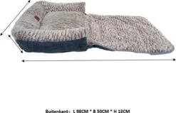 Cannie NEW Comfortabele - Hondenmand - Hondenbed - Warme Winter - 60*50*16 - Blauw -Honden Benodigdheden Verkoop 1200x773 3