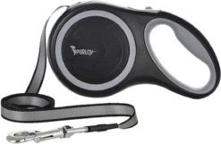 Hondenriem-Looplijn-Zwart/Grijs-8 Meter Oprol-Hond Lijn-Automatisch Rollijn -Honden Benodigdheden Verkoop 1200x780 3