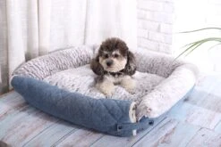 Cannie NEW Comfortabele - Hondenmand - Hondenbed - Warme Winter - 60*50*16 - Blauw -Honden Benodigdheden Verkoop 1200x800 84