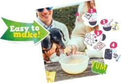 Smoofl Honden Lekkernij - Starter Kit Om Je Eigen Honden Ijs Te Maken, Kit Met 2 Ijsmixen Voor Honden, Pindakaas En Aardbei Smaak, Een Pootvormige Silicone Vorm - Voor 4 Hondenijsjes -Honden Benodigdheden Verkoop 1200x819 1