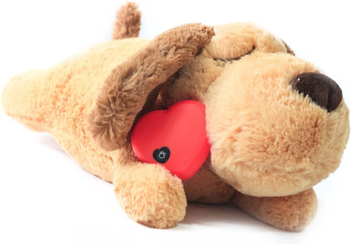 Knuffel Met Hartslag 2023 Voor Puppy's - Zacht Speelgoed - Hondenknuffel Met Hartslag - Wonderknuffel Snuggle Puppy - Knuffel Hond 5 Knuffel Met Hartslag 2023 Voor Puppy's - Zacht Speelgoed - Hondenknuffel Met Hartslag - Wonderknuffel Snuggle Puppy - Knuffel Hond - Afbeelding 3