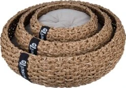 District 70 COCOON - Luxe Hondenmand Van Duurzaam Hoogwaardig Riet Met Zacht Kussen - Maten S/M/L - Large -Honden Benodigdheden Verkoop 1200x842 3