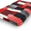 Vetbed Patchwork - Antislip Hondenmat - 100 X 75 Cm - Rood - Benchmat - Hondenkleed - Voor Honden - Machine Wasbaar -Honden Benodigdheden Verkoop 1200x846 4