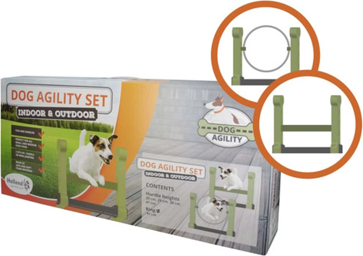 Dog Agility Set Indoor En Outdoor - Honden Trainingsset - 3 Dog Agility Set Indoor En Outdoor - Honden Trainingsset -