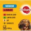 Pedigree Senior In Gelei Honden Natvoer - Vlees En Gevogelte In Gelei - 48 X 100 Gr -Honden Benodigdheden Verkoop 1200x859