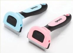 IGOODS - Verzorgingsborstel Voor Honden En Katten - Blauw