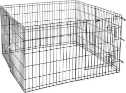 Topmast Puppyren Hond Opvouwbaar XL Zwart Gecoat Metaal. 76 Cm Hoog - 560 Cm Omtrek -Honden Benodigdheden Verkoop 1200x890 3