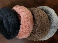 HONDEN RELAX Kussen - Superzacht Fluffy Ronde Mand 100 Cm - Taupe/Zandkleur -Honden Benodigdheden Verkoop 1200x899 20