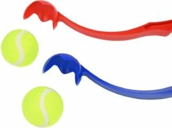 Benson Rode Honden Ballenwerper Met Ergonomische Handgreep – Inclusief Tennisbal – 38cm – Rood | Balwerper Voor Hond | Bal Werpen | Apporteer Speelgoed | Hondenspeelgoed -Honden Benodigdheden Verkoop 1200x901 4