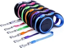 Stevige Hondenriem – 8 Meter – Swifth – Grijs – Comfort Grip – One-Touch Lock Release