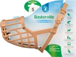 Baskerville Classic Muzzle Muilkorf - Maat 5 -Honden Benodigdheden Verkoop 1200x906 1