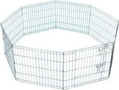 Topmast Puppyren Uitvouwbaar - Blauw - 560 Cm Omtrek - 60 Cm Hoog - Opvouwbaar - XL Hondenren - Voor Binnen -Honden Benodigdheden Verkoop 1200x907 1