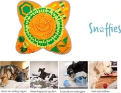 SNUFFIES® Snuffelmat Belle 60x50cm – Snuffelmat – Snuffelmatten - Honden Speelgoed - Honden Speelgoed Intelligentie - Snuffelmat Hond - Snuffelmatten – Hersenwerk – Honden Speeltjes – Puppy - Puppy Speelgoed - Honden Denkspelletjes -Honden Benodigdheden Verkoop 1200x918 3
