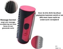 Ondervacht Kam- Hond Borstel - Klittenkam Voor Honden En Katten – Verwijderd Klitten En Voorkomt Verharing- Hondenkam Langharig - Hondenborstel Kortharig- Huisdierborstel - Vachtverzorging- Hondenborstel Rood -Honden Benodigdheden Verkoop 1200x938 1