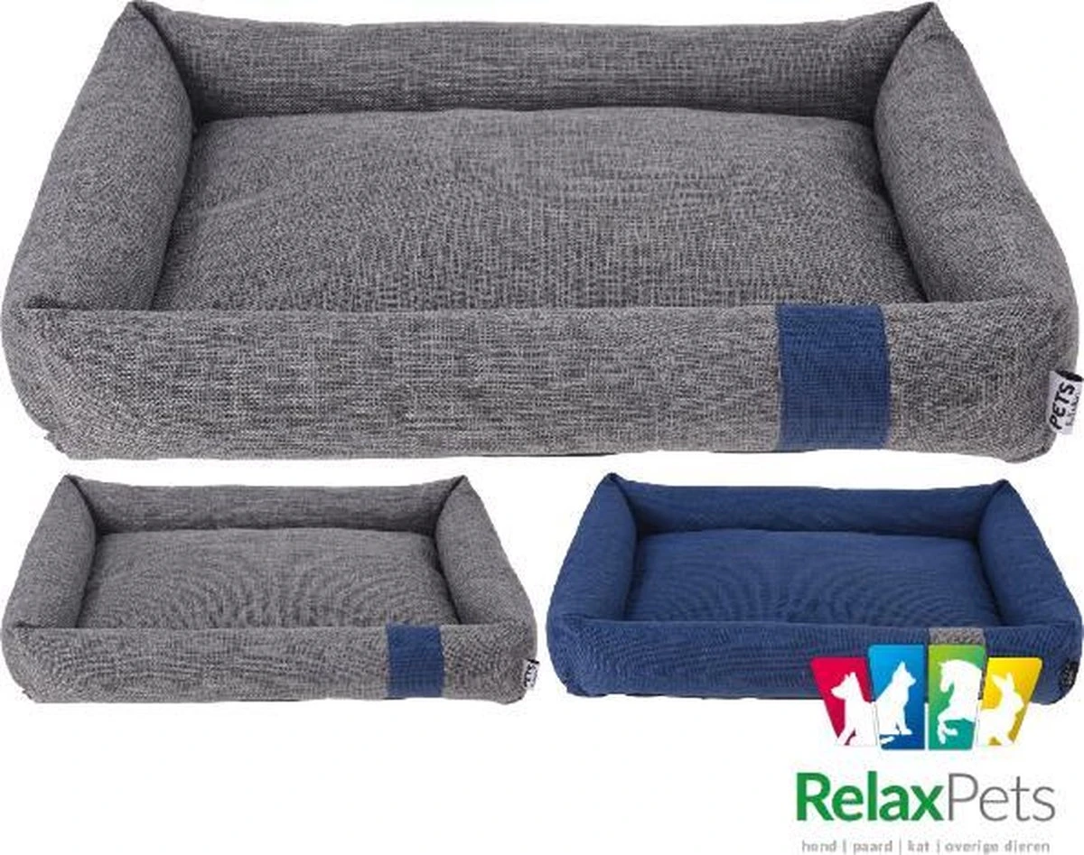 RelaxPets - Hondenmand - Grijs - 55x41x10cm 7 RelaxPets - Hondenmand - Grijs - 55x41x10cm - Afbeelding 5