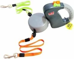 Wigzi Dual Doggie 2.0 Voor Twee Honden - Hondenriem - Grijs - 3m - <22 Kg (per Hond) -Honden Benodigdheden Verkoop 1200x958 3