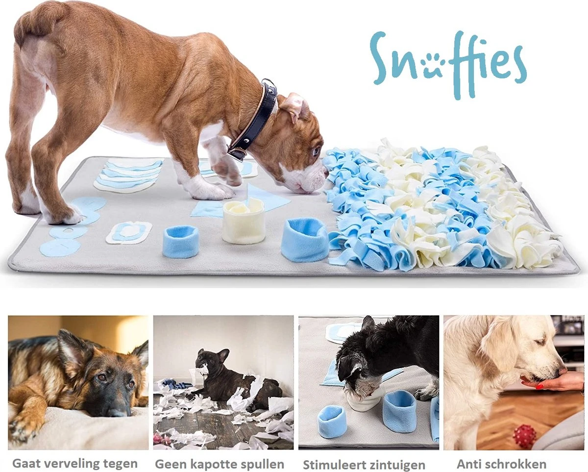 SNUFFIES® Snuffelmat Rocky 100x60cm - Snuffelmat - Snuffelmatten - Snuffelmat Hond- Intelligentie Speelgoed Hond - Hondenspeeltjes - Puppyspeelgoed 8 SNUFFIES® Snuffelmat Rocky 100x60cm - Snuffelmat - Snuffelmatten - Snuffelmat Hond- Intelligentie Speelgoed Hond - Hondenspeeltjes - Puppyspeelgoed - Afbeelding 6