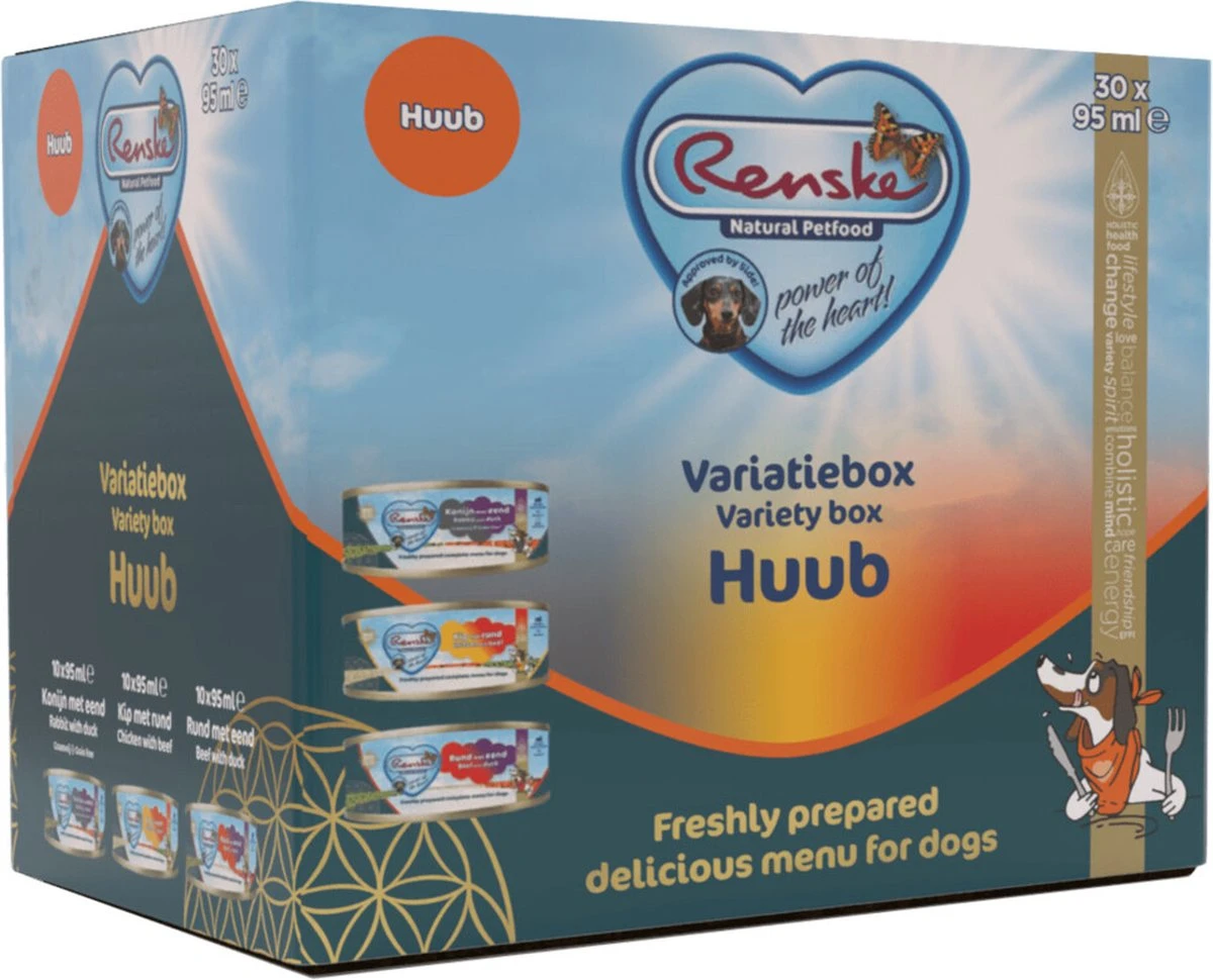 Renske Vers Hond Variatiebox Huub 30 X 95 Ml 3 Renske Vers Hond Variatiebox Huub 30 X 95 Ml