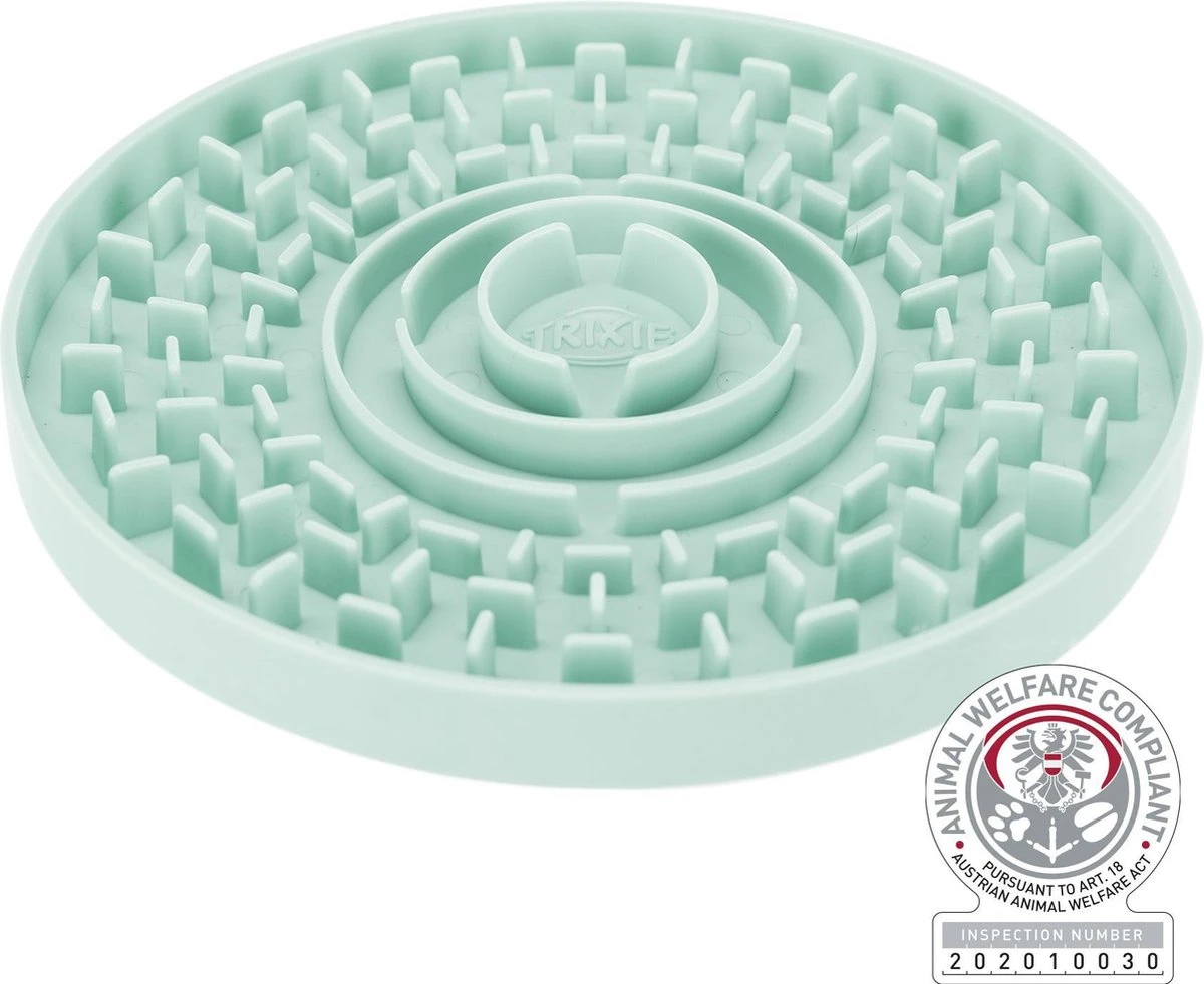 Trixie Junior Likplaat Mintgroen (15X15 CM) 3 Trixie Junior Likplaat Mintgroen (15X15 CM)