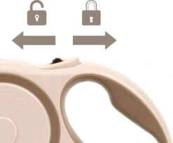 Hondenriem - Leiband Hond - Rollijn - 5 Meter - Beige - Riem Met Oprolsysteem - Hondenriem Flexi - Hondenlijn - Uitlaatriem -Honden Benodigdheden Verkoop 1200x991