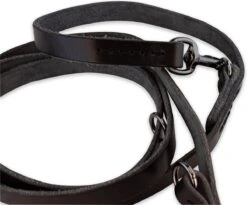 Multifunctionele Hondenriem - 220cm - Volledig Zwart - Leren Hondenriem - 100% Volnerfleer - Hondenriem Leer -Honden Benodigdheden Verkoop 1200x994 1
