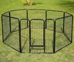 Topmast Premium Puppyren - Zwart - Hondenren - Opvouwbaar - 60 Cm Hoog - Binnen - Voor Puppy's En Honden -Honden Benodigdheden Verkoop 1200x995 11
