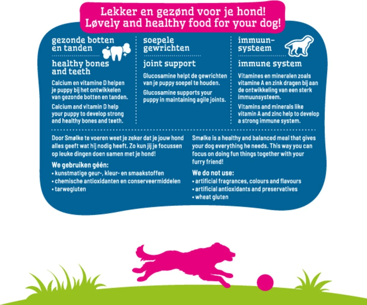 Smolke Puppy Maxi - Kip - Puppyvoer - 12 Kg 7 Smolke Puppy Maxi - Kip - Puppyvoer - 12 Kg - Afbeelding 5
