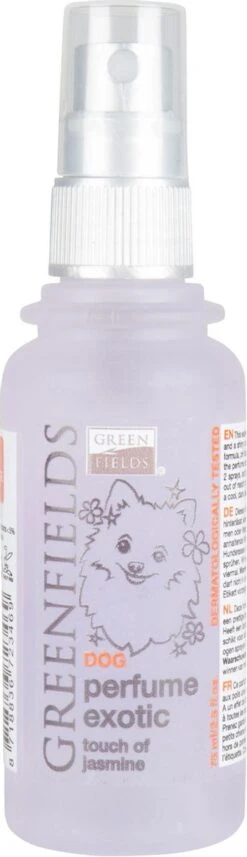 Hondenparfum Spray In 4 Geuren - Greenfields - Alchoholvrije En PH Neutrale Formule Tegen Onaangename Geurtjes - 50ml - Exotic -Honden Benodigdheden Verkoop 346x1200 1