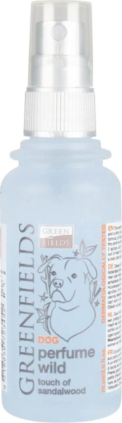 Hondenparfum Spray In 4 Geuren - Greenfields - Alchoholvrije En PH Neutrale Formule Tegen Onaangename Geurtjes - 50ml - Exotic -Honden Benodigdheden Verkoop 347x1200