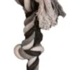 Floss Boss Flostouw – Zeer Stevig En Veilig Hondenspeelgoed – Hondentouw Van Gerecycled Katoen – Grijs Trektouw – 55cm – 325g – 3 Knopen -Honden Benodigdheden Verkoop 359x1200 3