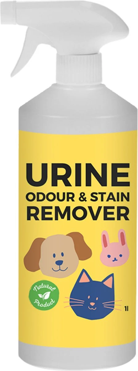 Urine Odour & Stain Remover - Urinegeur Verwijderen - Urine Vlekken Verwijderen - Natuurlijk En Veilig - Geurverwijderaar - Vlekkenverwijderaar - Weg Met Nare Geurtjes - Hond - Kat - 1 Liter 3 Urine Odour & Stain Remover - Urinegeur Verwijderen - Urine Vlekken Verwijderen - Natuurlijk En Veilig - Geurverwijderaar - Vlekkenverwijderaar - Weg Met Nare Geurtjes - Hond - Kat - 1 Liter
