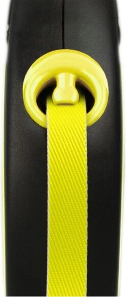 Flexi New Neon Tape - Hondenriem - Geel/Zwart - L - 5 M - (<50 Kg) -Honden Benodigdheden Verkoop 510x1200