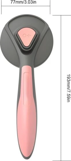 Pakeway T9 - Kattenborstel - Zelfreinigende Kattenkam - Roze - Massageborstel - 19,3 Cm -Honden Benodigdheden Verkoop 527x1200 1